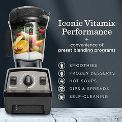 Vitamix Propel Series 750 Professional-Grade Blender with Four Blending Programs for Smoothies, Soups and More, Self-Cleaning, Stainless-Steel Blades, 64 Oz Container, Black