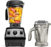 Vitamix Propel Series 750 Blender + Stainless Steel Container, Four Blending Programs, Self-Cleaning Program, Professional-Grade Blender for Smoothies, Soups and More, Stainless-Steel Blades, Black