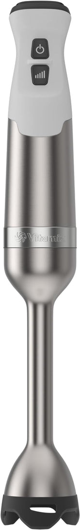 Vitamix 5-Speed Immersion Blender, Professional-Grade Hand Blender with 625-Watt Motor and Stainless-Steel Blade, Stainless Steel/White