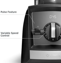 Vitamix A2300 Ascent Series Smart Blender, Professional-Grade, 64 oz Low-Profile Container, Slate